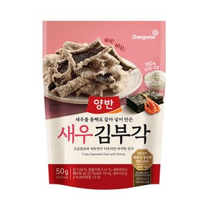 동원F&B 양반새우김부각50g 4개, 50g