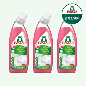 [매일 배송] 프로쉬 독일 변기 세정제 라즈베리 750ml 단품 변기 클리너, 3개