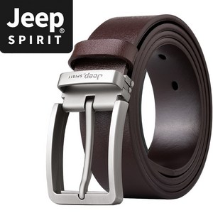 JEEP SPIRIT 캐주얼 프리미엄 소가죽 벨트