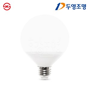 두영 LED 볼전구 숏타입 12W, 주광색, 1개