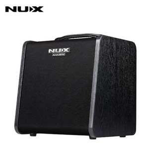 Nux Stageman AC-60 스테이지맨2 60W 통기타 앰프 + 기타케이블3m, 혼합색상, 1개