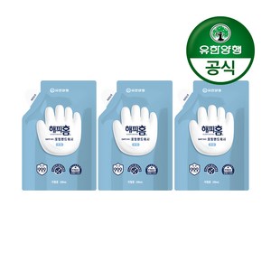 해피홈 SAFE365 포밍 핸드워시 무향 리필, 200ml, 3개