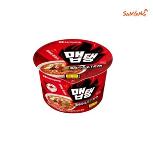 맵탱 큰컵 흑후추소고기 라면 110g, 16개