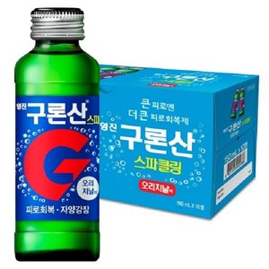 해태음료 영진 구론산 탄산 스파클링 오리지날, 150ml, 90개