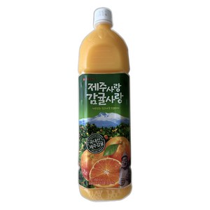 제주사랑감귤사랑 음료, 1.5L, 12개