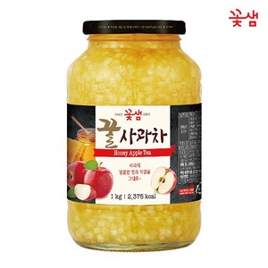 꽃샘 꿀사과차, 1kg, 1개