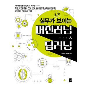 실무가 훤히 보이는 머신러닝 & 딥러닝:파이썬 실전 코딩으로 배우는 한글 자연어 처리 챗봇 개발, 책만