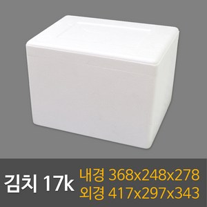 택배용 식품용 김치17k(6ea) W-4호 스티로폼박스, 1개