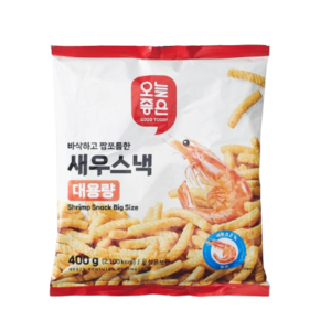 오늘좋은 새우스낵 대용량 (400G), 3개, 400g