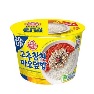 오뚜기 컵밥 고추참치마요덮밥, 280.5g, 4개