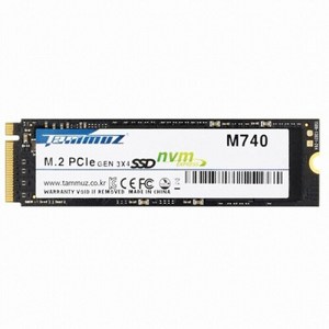 [타무즈] M740 M.2 NVMe 2280 [512GB TLC] 벌크, 512GB