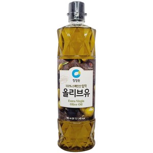 청정원 엑스트라버진 올리브유, 900ml, 1개