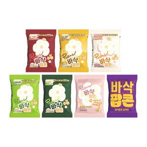 [공식판매처] 바삭팝콘 맛보기 전체세트 맛별 7가지맛, 30g, 21개