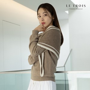 [KT알파쇼핑][직](방송)[LE TROIS]24FW 르투아 캐시미어100 머플러