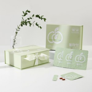 올라잇 그린 30포 다이어트 영양제 풋사과 애플페논, 60정, 1박스