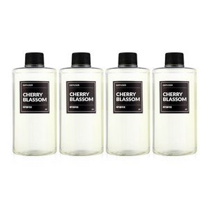 JSP디퓨저 500ML리필액 4개, 유자, 500ml