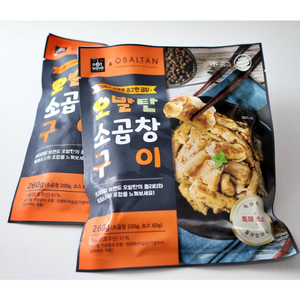 [본사정품] 오발탄 프리미엄 소곱창구이 260g(소곱창200g+소스60g) 3P 6P 9P 1묶음 오발탄소곱창구이 오발탄프리미엄소곱창구이, 3개, 260g