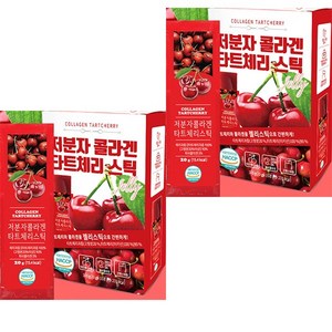 저분자 콜라겐 타트체리 젤리스틱 타트체리 스틱 ( 20g * 15포), 300g, 2개