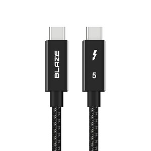 블레이즈 썬더볼트5 케이블 3 4 지원 pd3.1 120Gbps 240W 맥북 GEN4, 1.2m, 1개