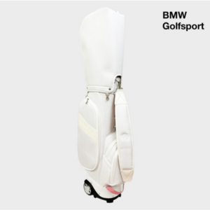 BMW 경량 바퀴형 골프백 남자 여자 휠 캐디백 남성 여성 트롤리백 AlpineWhite