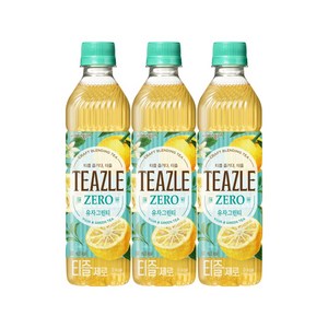 티즐 유자 그린티, 500ml, 24개