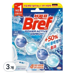 브레프 파워액티브 오션 퍼시픽 오션향, 50g, 3개