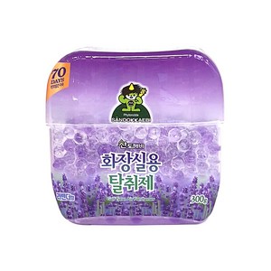 산도깨비 화장실용 탈취제 라벤더, 300g, 6개