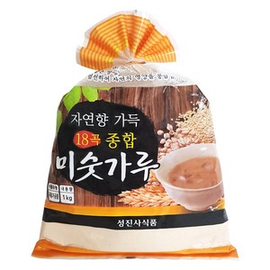 (메카몰)성진사식품 자연향 가득 18곡 종합 미숫가루 1kg, 2개