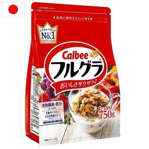 일본 가루비 후루구라 그래놀라 시리얼 750g, 1개