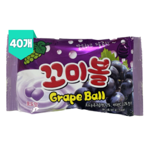 꼬미볼 포도 40g x 40개