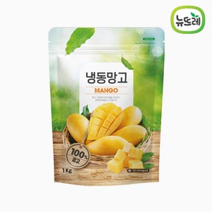 [뉴뜨레] 냉동망고 베트남산 다이스컷 20mm, 1kg, 3개