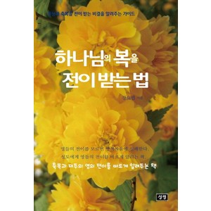 하나님의 복을 전이 받는 법:권능과 축복을 전이 받는 비결을 알려주는 가이드, 성령