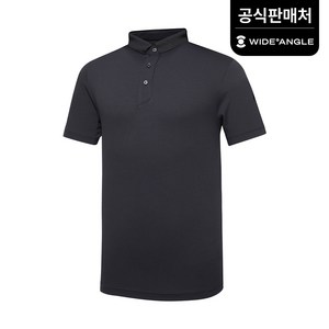 [와이드앵글 공식] [골프] 남성 CF 변형카라 티셔츠 M WMM22244Z1