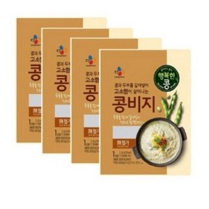 (냉장)CJ제일제당 행복한콩 콩비지320gx4개, 4개, 320g