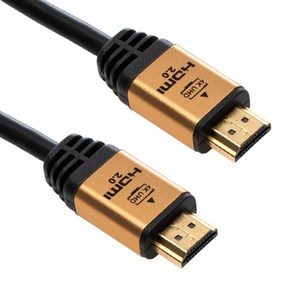 Maxiline 장거리 HDMI 2.0Ve 4K UHD 고화질 골드메탈 실드 케이블, 장거리 10M, 1개