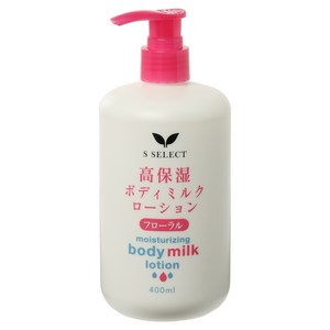 에스셀렉트 고보습 바디 밀크 로션 플로럴 향, 1개, 400ml