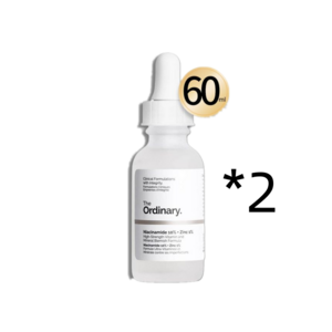 디오디너리 The Ordinary 나이아신아마이드 10% + 징크 1%, 60ml, 2개