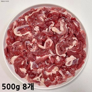 [팜스제임] 오리고기 로스 생 오리 슬라이스 무항생제 인증 (냉장), 500g, 8개