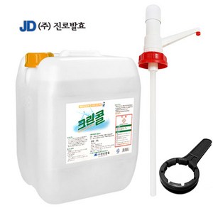 진로발효 살균소독59% 크린콜 20L+펌프+오프너, 1개, 20L