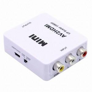 넥시 AV to HDMI 컨버터, NX-3RCAHD, 1개