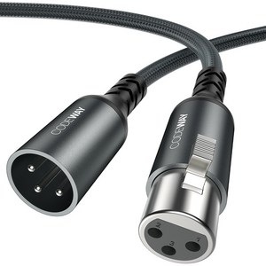 코드웨이 캐논 암수 XLR 마이크 케이블, 15m, 1개