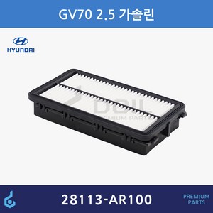 현대 GV 70 2.5 가솔린 에어필터 ODM제품 28113 AR100 28113AR100, 1개