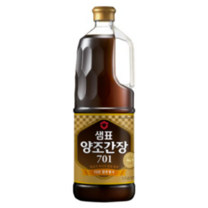 샘표 양조간장 701, 1.7L, 3개