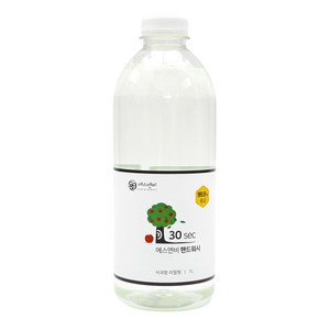 에스엔비 30s 항균 핸드워시 본품/리필, 사과향 리필 1000ml, 1개, 1L