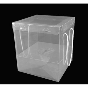 다용도케이스 부케박스 - PP부케박스 5개1세트 (30-30-높이33cm) 선물상자박스부케 꽃박스 케익박스 투명 불투명 박스, 1개