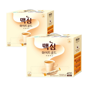 마자킹 맥심 화이트골드 커피믹스, 11.7g, 400개입, 2개