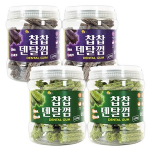 쏨달펫 찹찹 덴탈껌 250g 30개입, 관절+뼈 X 눈+피부, 4개