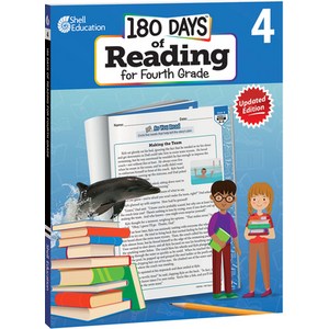 (영문도서) 180 Days of Reading for Fourth Grade 2nd Edition: Practice Assess Diagnose Paperback, Shell Education Pub, English, 9798765918067