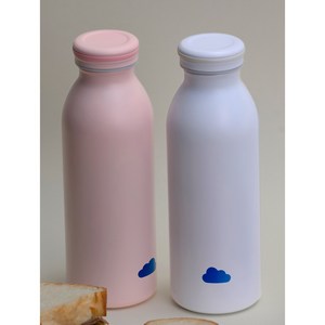 아인스아인 밀크보틀 데일리 텀블러 밀키시리즈 450ml 600ml, 밀키핑크, 1개