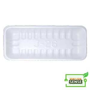 일회용 PSP 정육 야채 포장 용기 JY 26호 PSP트레이 1000개/화이트, JY-26화이트 1000개, 1개